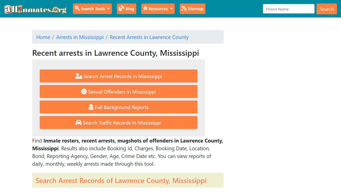 Recent arrests in Lawrence County, Mississippi | Mugshots, Rosters ...